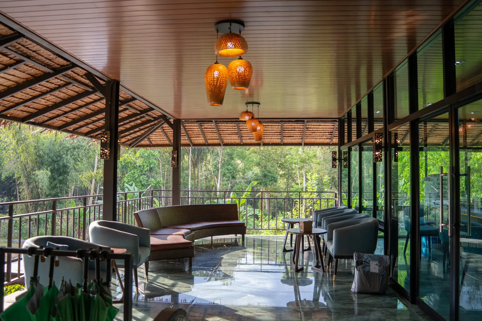 Rock and Treehouse Resort Khao Sok Luxury Balcony Area
